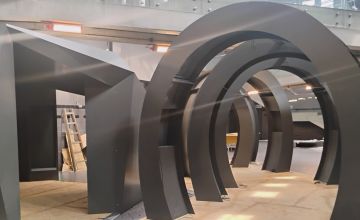 Wystawa stała w budynku byłej Cechowni